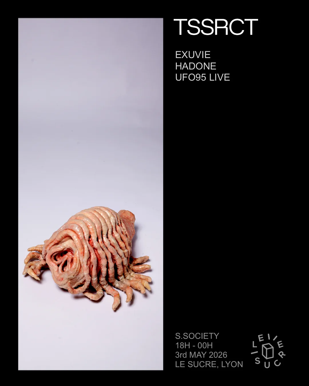 TSSRCT showcase poster for Le Sucre